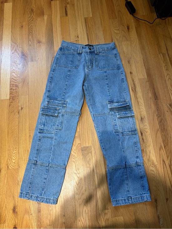 Lioness Denim - Woman’s Blue Cargo Denim Pants